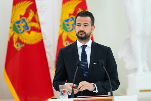 Lietuvos Respublikos Prezidentas Gitanas Nauseda prieme i Lietuva atvykusi Juodkalnijos Prezidenta Jakova Milatoviciu. Vilnius, 2026-10-22