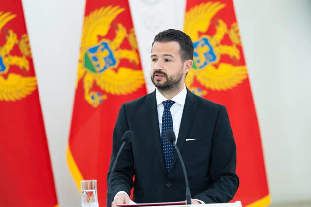 Lietuvos Respublikos Prezidentas Gitanas Nauseda prieme i Lietuva atvykusi Juodkalnijos Prezidenta Jakova Milatoviciu. Vilnius, 2026-10-22