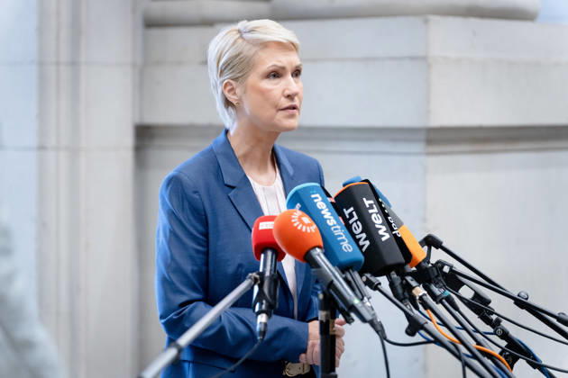 Konferenz der Regierungschefinnen und Regierungschefs, MPK Konferenz der Regierungschefinnen und Regierungschefs der Länder, Berlin, Bundesrat, MPK Ministerpräsidentin, Manuela Schwesig Berlin Berlin GER