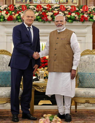 Politics, Diplomacy, Government Polish Prime Minister Donald Tusk is on an official visit to India from October 21 to 23, 2026, at the invitation of PM Modi. * Focus Areas: The talks reviewed the entire spectrum of bilateral relations which was elevated to a Strategic Partnership during PM Modi s visit to Warsaw in August 2024 and focused on defense, security, science, technology, cyber security, AI, and trade. * * Business Forum: An India-Poland Business Forum is being held in New Delhi, and PM Tusk is also scheduled to travel to Bengaluru to engage with business stakeholders in the IT and space sectors. * * Diplomatic Context: This marks Prime Minister Tusk s second bilateral visit to India as Poland s Prime Minister (following his Copyright: xSeshadrixSukumarx