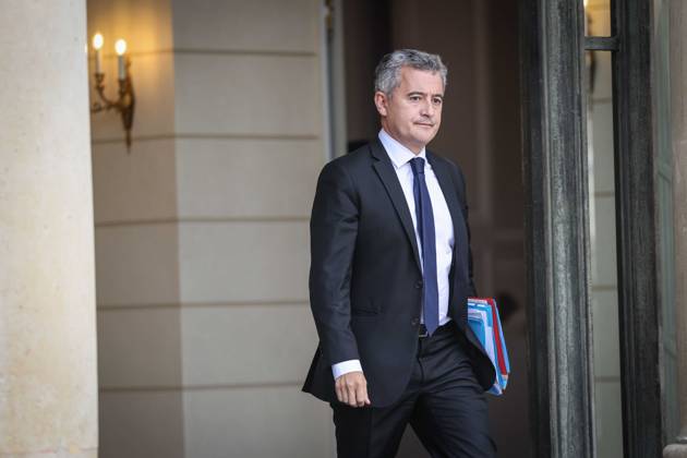 Paris, France le 22 octobre 2026 - Sortie du Conseil des ministres au palais de l Elysee - Exit of the Council of Ministers at the Elysee Palace Ici M. Gerald DARMANIN, garde des Sceaux, ministre de la Justice  Copyright: xSebastienxTOUBONx