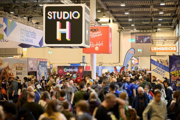 Besucher und Besucherinnen auf der Messe, Halle 6, Studio H, am 22.10.2026 Messe SPIEL Essen vom 22.10 - 25.10.2026 in E s s e n Deutschland. Grugahalle