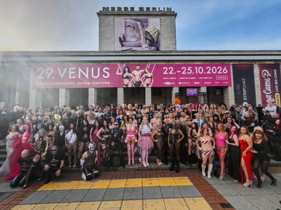 Eroeffnung der 29. Erotikmesse VENUS auf der Messe Berlin am 22.10.2026. 29.VENUS