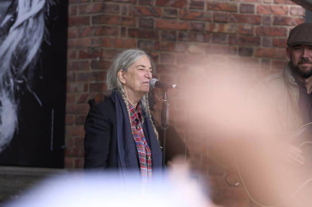 October 22, 2026, Oviedo, Asturias, Spain: Patti Smith attended a tribute in her honour where more than 3,000 people sang along to People Have the Power at Fabrica de Armas de La Vega on October 22, 2026 in Oviedo, Spain Oviedo Spain - ZUMAg15_ 20261022_zaf_g15_061 Copyright: xJackxAbuinx
