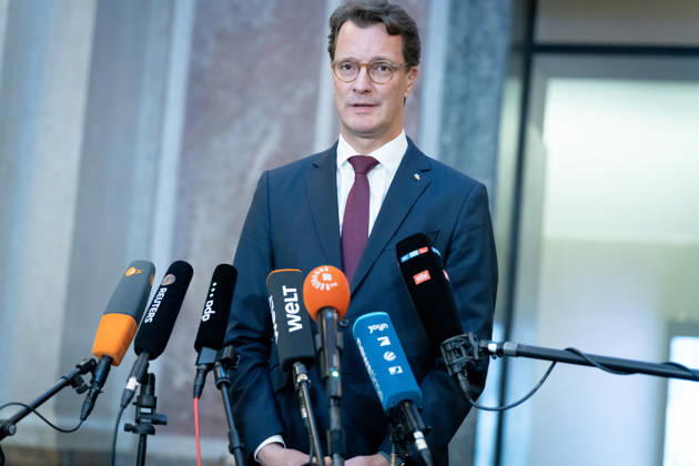 Konferenz der Regierungschefinnen und Regierungschefs, MPK Konferenz der Regierungschefinnen und Regierungschefs der Länder, Berlin, Bundesrat, MPK Ministerpräsident, Hendrik Wüst Berlin Berlin GER