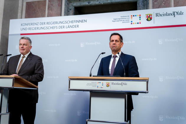 Konferenz der Regierungschefinnen und Regierungschefs, MPK Konferenz der Regierungschefinnen und Regierungschefs der Länder, Berlin, Bundesrat, MPK Ministerpräsident, Olaf Lies Ministerpräsident, Gordon Schnieder Berlin Berlin GER