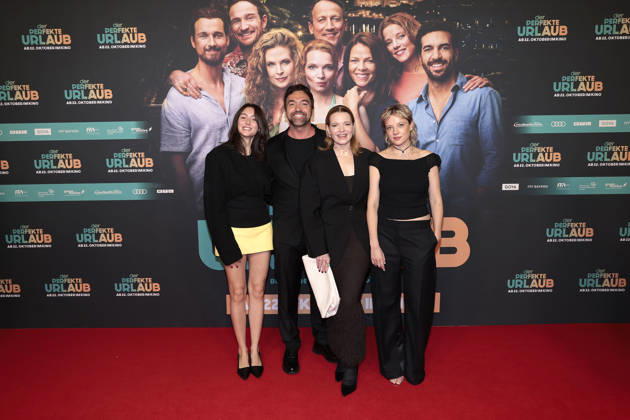 Emily Kusche, Bora Dagtekin, Karoline Herfurth and Jella Haase during the premiere of Der perfekte Urlaub at Zoo Palast on October 22, 2026 in Berlin, Germany Der Perfekte Urlaub Premiere in Berlin, Germany
