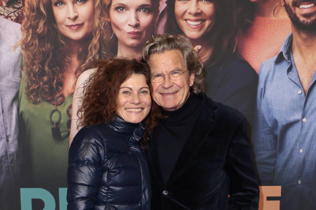 Andrea Bury and Florian Langenscheidt during the premiere of Der perfekte Urlaub at Zoo Palast on October 22, 2026 in Berlin, Germany Der Perfekte Urlaub Premiere in Berlin, Germany