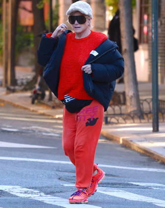 Deborra-Lee Furness out in New York Australian actress Deborra-Lee Furness with a red outfit walks in The West Village, New York on October 22, 2026. Photo by Dylan Travis ABACAPRESS.COM New York NY  Copyright: xDylanxTravis ABACAx