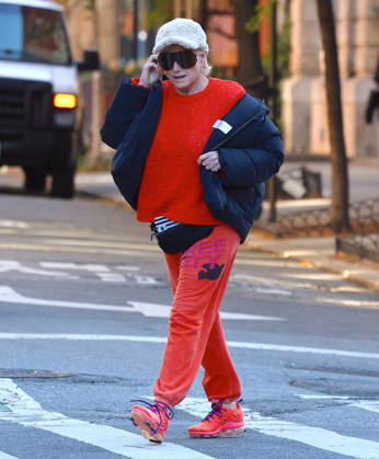 Deborra-Lee Furness out in New York Australian actress Deborra-Lee Furness with a red outfit walks in The West Village, New York on October 22, 2026. Photo by Dylan Travis ABACAPRESS.COM New York NY  Copyright: xDylanxTravis ABACAx
