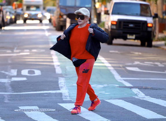 Deborra-Lee Furness out in New York Australian actress Deborra-Lee Furness with a red outfit walks in The West Village, New York on October 22, 2026. Photo by Dylan Travis ABACAPRESS.COM New York NY  Copyright: xDylanxTravis ABACAx