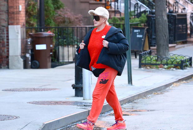 Deborra-Lee Furness out in New York Australian actress Deborra-Lee Furness with a red outfit walks in The West Village, New York on October 22, 2026. Photo by Dylan Travis ABACAPRESS.COM New York NY  Copyright: xDylanxTravis ABACAx