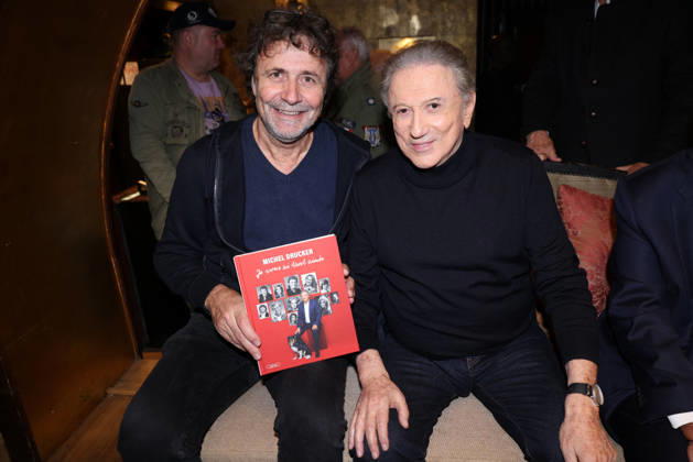 Exclusive - Michel Drucker book launch - Paris Exclusive - Michel Drucker and Christophe Carrière attend Michel Drucker « Je vous ai tant aimés » book launch organized by Five Eyes Production at Buddha Bar, in Paris, France, October 22, 2026. Photo by Jerome Domine ABACAPRESS.COM Paris France Copyright: xDominexJerome ABACAx