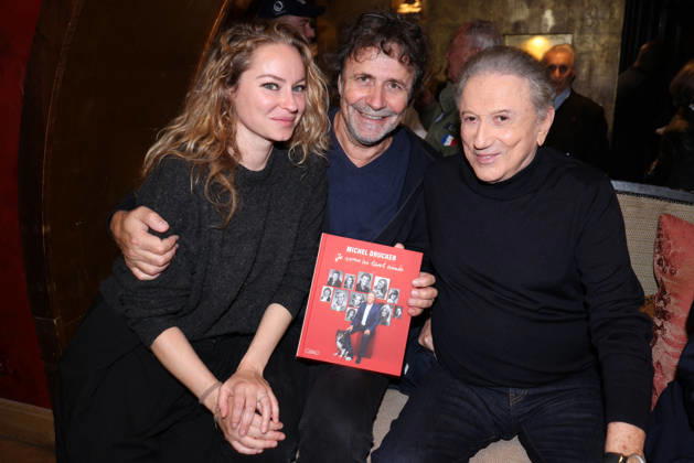 Exclusive - Michel Drucker book launch - Paris Exclusive - Michel Drucker, Mounya De La Villardière and Christophe Carrière attend Michel Drucker « Je vous ai tant aimés » book launch organized by Five Eyes Production at Buddha Bar, in Paris, France, October 22, 2026. Photo by Jerome Domine ABACAPRESS.COM Paris France Copyright: xDominexJerome ABACAx