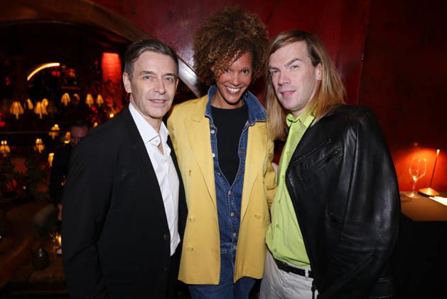 Exclusive - Michel Drucker book launch - Paris Exclusive - Thierry Marsaux, Amanda Scott and Christophe Guillarmé attend Michel Drucker « Je vous ai tant aimés » book launch organized by Five Eyes Production at Buddha Bar, in Paris, France, October 22, 2026. Photo by Jerome Domine ABACAPRESS.COM Paris France Copyright: xDominexJerome ABACAx