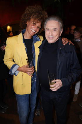 Exclusive - Michel Drucker book launch - Paris Exclusive - Amanda Scott and Michel Drucker attend Michel Drucker « Je vous ai tant aimés » book launch organized by Five Eyes Production at Buddha Bar, in Paris, France, October 22, 2026. Photo by Jerome Domine ABACAPRESS.COM Paris France  Copyright: xDominexJerome ABACAx