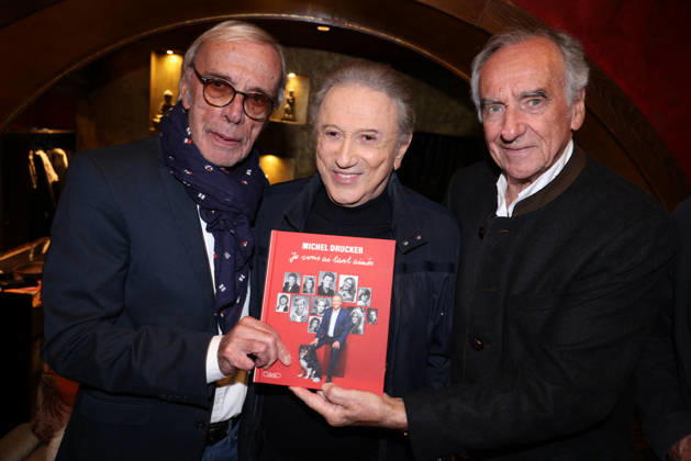 Exclusive - Michel Drucker book launch - Paris Exclusive - Dominique Grimaud, Michel Drucker and Patrick Mahé attend Michel Drucker « Je vous ai tant aimés » book launch organized by Five Eyes Production at Buddha Bar, in Paris, France, October 22, 2026. Photo by Jerome Domine ABACAPRESS.COM Paris France  Copyright: xDominexJerome ABACAx