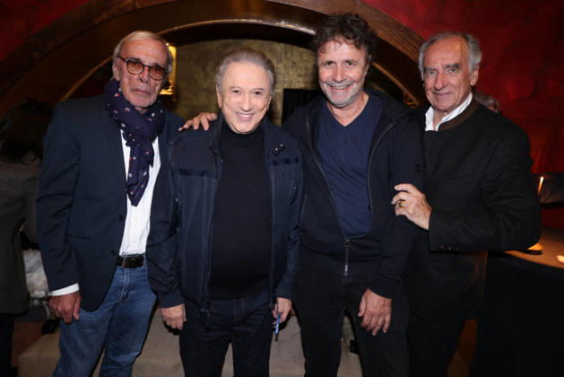 Exclusive - Michel Drucker book launch - Paris Exclusive - Dominique Grimaud, Michel Drucker, Christophe Carrière and Patrick Mahé attend Michel Drucker « Je vous ai tant aimés » book launch organized by Five Eyes Production at Buddha Bar, in Paris, France, October 22, 2026. Photo by Jerome Domine ABACAPRESS.COM Paris France  Copyright: xDominexJerome ABACAx