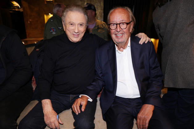 Exclusive - Michel Drucker book launch - Paris Exclusive - Michel Drucker and Michel Laffon attend Michel Drucker « Je vous ai tant aimés » book launch organized by Five Eyes Production at Buddha Bar, in Paris, France, October 22, 2026. Photo by Jerome Domine ABACAPRESS.COM Paris France  Copyright: xDominexJerome ABACAx