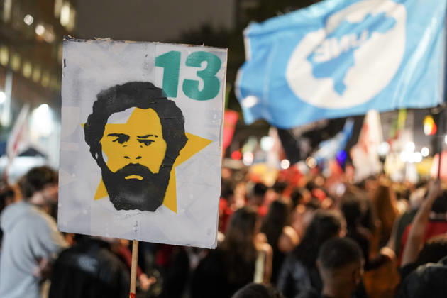 PUC-SP for Democracy held ahead of presidential runoff in Sao Paulo SAO PAULO, BRAZIL - OCTOBER 22: Students, professors, and labor union members gather in SAo Paulo, Brazil, on Thursday, October 22, 2026, to stage the PUC-SP for Democracy mobilization ahead of the high-stakes presidential runoff election. Participants marched through the city to voice support for democratic institutions, the constitution, and the rule of law, with backing from major student organizations such as the National Union of Students (UNE) amid the final stretch of the electoral campaign. Nicolas Hernandez Anadolu Sao Paulo Brazil. Editorial use only. Please get in touch for any other usage. Copyright: x2026xAnadoluxNicolasxHernandezx
