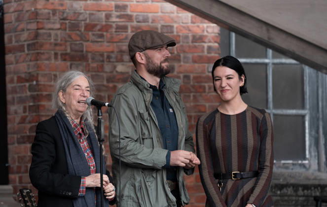 Patti Smith, Jackson Smith, and Jesse Smith — Patti Smith is honored ahead of the 2026 Princess of Asturias Awards at the Fabrica de Armas cultural center in Oviedo on October 22, 2026, Oviedo, Spain  Copyright: xLALOxYASKYx xBESTIMAGExLALOxYASKYx xBESTIMAGEx