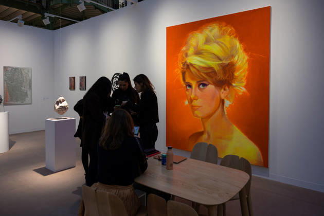 Art Basel Fair to Close Earlier than Scheduled - Paris Art Basel fair, held at Grand Palais, will close before scheduled time, because of demonstrations in Paris and after calls online to attack it and demonstrate inside, as seen in Paris, France on October 22, 2026. Photo by Ammar Abd Rabbo ABACAPRESS.COM Paris Ile-de-France France  Copyright: xAbdxRabboxAmmar ABACAx