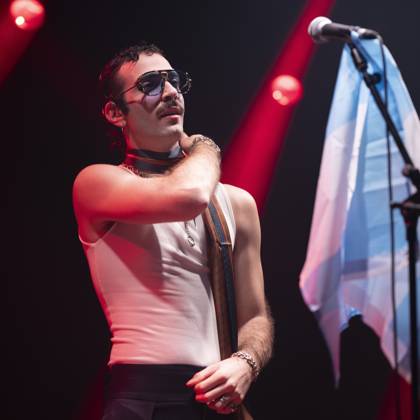 October 22, 2026, Madrid, Spain: The singer Santi Muk performs during her performance festival at the Sala Copernico in Madrid, Spain Madrid Spain - ZUMAs197 20261022_aaa_s197_460 Copyright: xAtilanoxGarciax