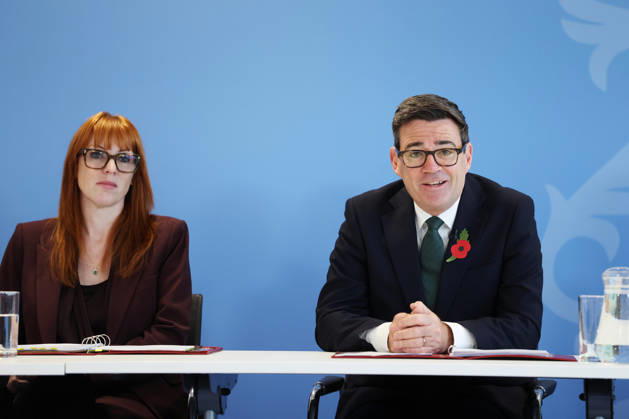 Prime Minister Andy Burnham hosts Wildfire Summit 23 10 2026. Aintree, United Kingdom. Prime Minister Andy Burnham and Angela Rayner, Secretary of State for Housing, Communities and Local Government attend Wildfire Summit at the National Resilience Centre of Excellence., Credit:Ben Perry B66 Avalon United Kingdom, Merseyside, Aintree, 10 Downing Street  Copyright: xBenxPerryx xB66x xAvalonx 1145898149