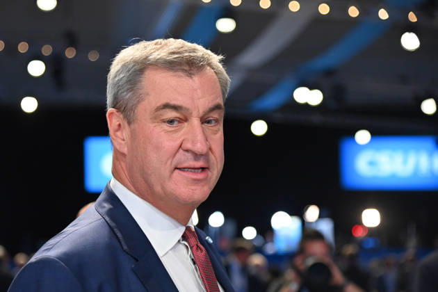 Markus SOEDER (Ministerpraesident Bayern und CSU Vorsitzender), Einzelbild,angeschnittenes Einzelmotiv,Portraet,Portrait,Porträt. CSU Parteitag 2026 am 23. und 24.10..2026 MESSE MUENCHEN