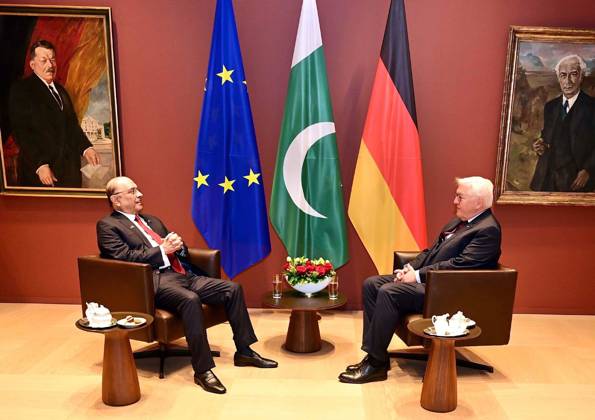 October 23, 2026, Pakistan: President of Pakistan Asif Ali Zardari Meets German President Dr. Frank-Walter Steinmeier in Berlin Pakistan  - ZUMAas3_ 20261023_zaf_as3_050 Copyright: xPPIx