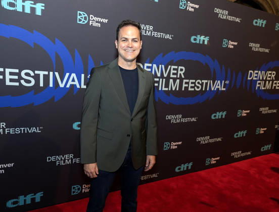 October 23, 2026, Denver, Colorado, USA: Screenwriter PETER GAMBLE of the film I Play Rocky poses for a photo during the 49th. Denver Film Festival Red Carpet event at the Ellie Caulkins Opera House Thursday night. Credit Image: ZUMA Press Wire) Denver USA  - ZUMAav4_ 20261023_zaf_av4_006 Copyright: xHectorxAcevedox