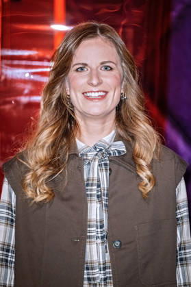 MDR - Riverboat. Die 78. Deutsche Weinkönigin Paula Löber anläßlich der Aufzeichnung der MDR - Talkshow Riverboat am 23.10.2026 in der Mediacity Leipzig. 20261023SFL0031