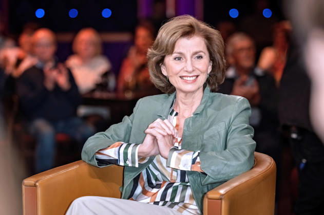 MDR - Riverboat. Schauspielerin Marijam Agischewa anläßlich der Aufzeichnung der MDR - Talkshow Riverboat am 23.10.2026 in der Mediacity Leipzig. 20261023SFL0050