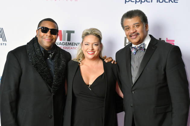 NEW YORK, NY- OCTOBER 23: Kenan Thompson, Nicola Parish and Neil deGrasse Tyson at Self Help Africa™s 16th Annual Change-Maker™s Ball honoring Kenan Thompson with the 2026 Empowering Africa Award on October 23, 2026 at The Lighthouse at Chelsea Piers in New York City. Copyright: xmpi099 MediaPunchx