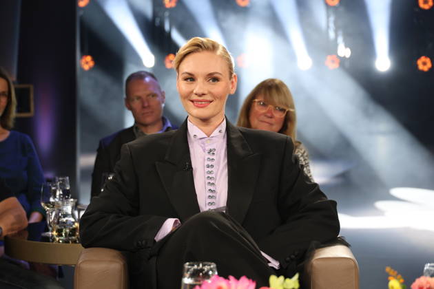 Rosalie Thomass, Schauspielerin, zu Gast in der NDR Talk Show, Fototermin am 23.10.2026 im Fernsehstudio Hamburg-Lokstedt vor der Sendung im 3. Programm des NDR Fernsehen