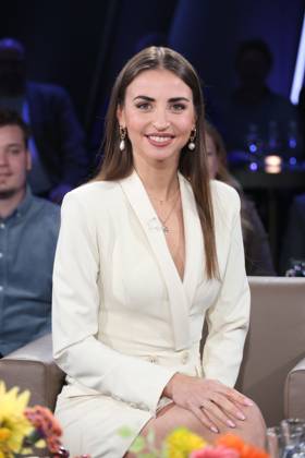 Ekaterina Leonova, Tänzerin, zu Gast in der NDR Talk Show, Fototermin am 23.10.2026 im Fernsehstudio Hamburg-Lokstedt vor der Sendung im 3. Programm des NDR Fernsehen