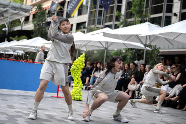 MELBOURNE FASHION WEEK 2026, Models on the runway for the AO Edit show as part of 2026 Melbourne Fashion Week at City Square in Melbourne, Saturday, October 24, 2026. ( NO ARCHIVING MELBOURNE VICTORIA Australia  Copyright: xJayxKoglerx 20261024122413189819