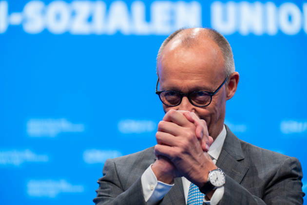 Tag 2, Parteitag 2026 der Partei CSU (Christlich-Soziale-Union) in der Messe München. Friedrich Merz (Bundeskanzler BRD Bundesrepublik Deutschland, CDU)