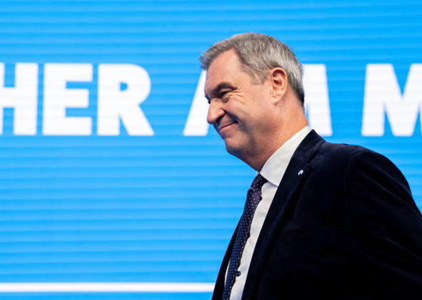 Tag 2, Parteitag 2026 der Partei CSU (Christlich-Soziale-Union) in der Messe München. Ministerpräsident Dr. Markus Söder