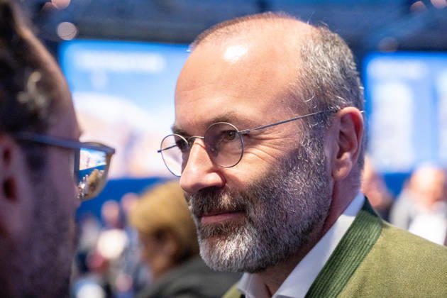 Tag 2, Parteitag 2026 der Partei CSU (Christlich-Soziale-Union) in der Messe München. Manfred Weber, Mitglied des Europäischen Parlaments