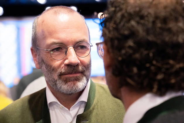 Tag 2, Parteitag 2026 der Partei CSU (Christlich-Soziale-Union) in der Messe München. Manfred Weber, Mitglied des Europäischen Parlaments