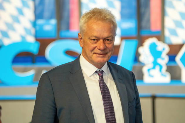 Alois Rainer, CSU, Bundeslandwirtschaftsminister, Porträt beim CSU-Parteitag, Messe München, 24. Oktober 2026 Deutschland, München, 24. Oktober 2026, Alois Rainer, CSU, Bundeslandwirtschaftsminister, Porträt beim CSU-Parteitag am 23. und 24. Oktober 2026 in der Messe München, Politiker, Bayern