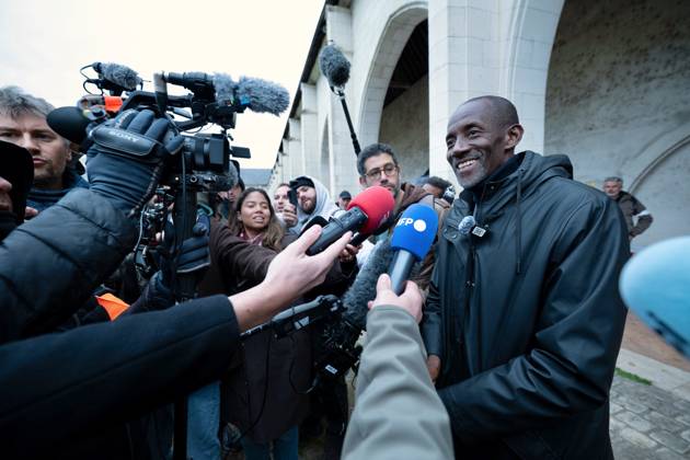 Politics at Demonstration Against French Far-Right Party RN - Orleans Saint-Denis Mayor Bally Bagayoko attending demonstration against French far-right party French far-right party Rassemblement National RN in Orleans, France on October 24 2026 before the beginning of the XIXth Congress French far-right party Rassemblement National RN organized in Orleans. Photo by Franck Castel ABACAPRESS.COM Orleans France  Copyright: xCastelxFranck ABACAx
