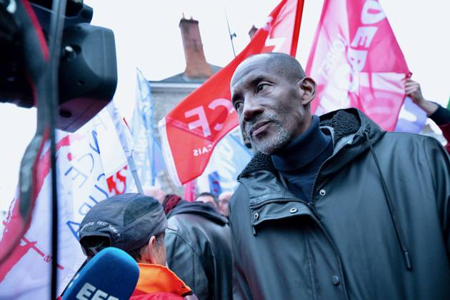 Politics at Demonstration Against French Far-Right Party RN - Orleans Saint-Denis Mayor Bally Bagayoko attending demonstration against French far-right party French far-right party Rassemblement National RN in Orleans, France on October 24 2026 before the beginning of the XIXth Congress French far-right party Rassemblement National RN organized in Orleans. Photo by Franck Castel ABACAPRESS.COM Orleans France  Copyright: xCastelxFranck ABACAx