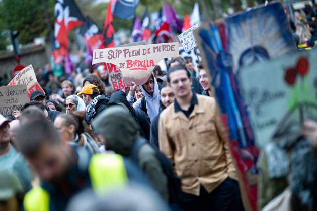 Demonstration Against French Far-Right Party RN - Orleans Demonstration against French far-right party French far-right party Rassemblement National RN in Orleans, France on October 24 2026 before the beginning of the XIXth Congress French far-right party Rassemblement National RN organized in Orleans. Photo by Franck Castel ABACAPRESS.COM Orleans France  Copyright: xCastelxFranck ABACAx