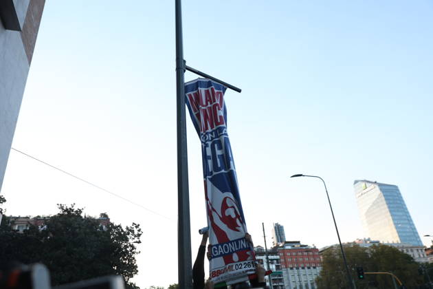RECORD DATE NOT STATED IPA90120174 - Protest Against Rising Living Costs: Milan, October 24, 2026—The march from Piazza della Repubblica heads toward Porta Venezia Copyright: xx xFrancescoxEnriquezx IPA90120174