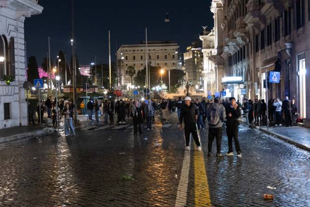IPA90124697 - Protest Against Rising Living Costs: Rome, October 24, 2026 March Organized by the October 17 Movement  Copyright: xMatteoxNardonex xMatteoxNardonex IPA90124697
