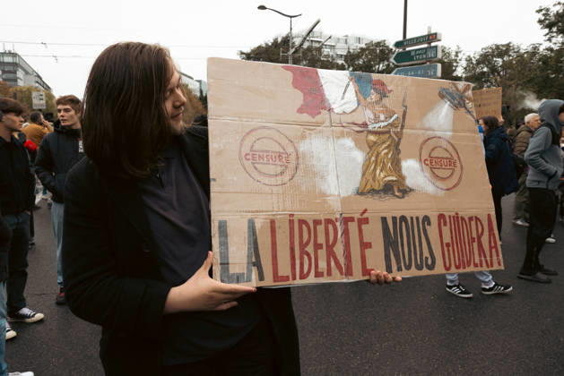Demonstration on Saturday, October 24, 2026, starting at the Porte d’Italie in Paris. A large-scale rally brought together a massive crowd in the streets of the capital, reflecting strong popular mobilization. The demonstrators set off from the south of Paris, forming a dense procession in an atmosphere of collective mobilization. Frederic Levebvre Bestimage Paris France Copyright: xFredericxLefebvrex xBestimagexFredericxLefebvrex xBestimagex
