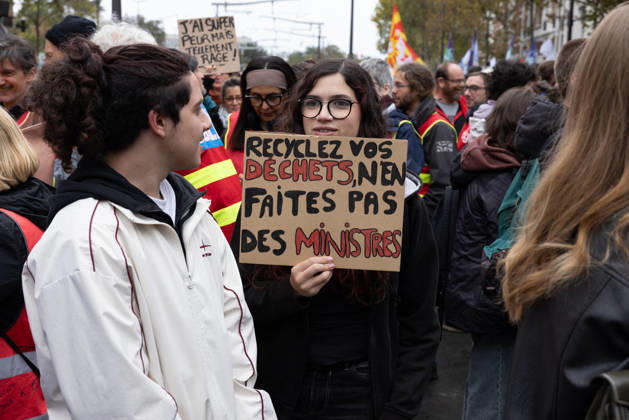 Demonstration on Saturday, October 24, 2026, starting at the Porte d’Italie in Paris. A large-scale rally brought together a massive crowd in the streets of the capital, reflecting strong popular mobilization. The demonstrators set off from the south of Paris, forming a dense procession in an atmosphere of collective mobilization. Frederic Levebvre Bestimage Paris France Copyright: xFredericxLefebvrex xBestimagexFredericxLefebvrex xBestimagex