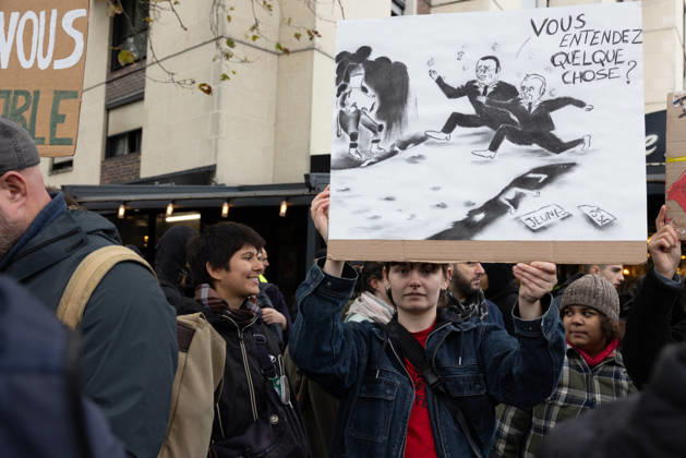 Demonstration on Saturday, October 24, 2026, starting at the Porte d’Italie in Paris. A large-scale rally brought together a massive crowd in the streets of the capital, reflecting strong popular mobilization. The demonstrators set off from the south of Paris, forming a dense procession in an atmosphere of collective mobilization. Frederic Levebvre Bestimage Paris France  Copyright: xFredericxLefebvrex xBestimagexFredericxLefebvrex xBestimagex